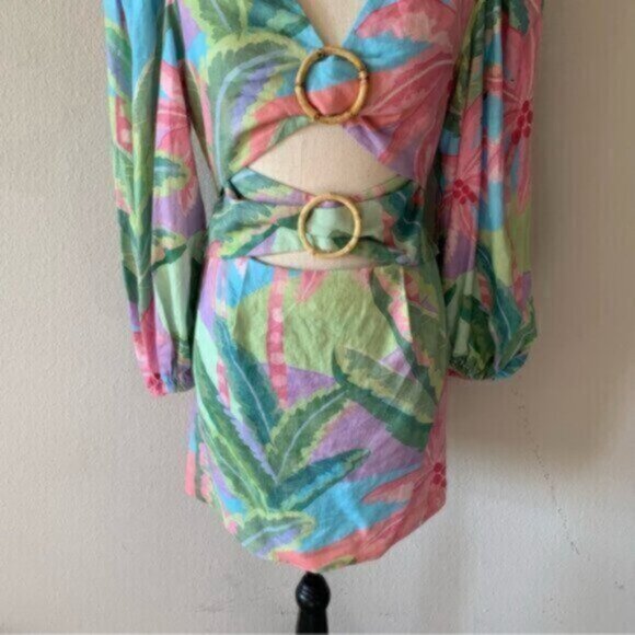 NWT Farm Rio Beach Vibe Mini Dress - Picture 7 of 11
